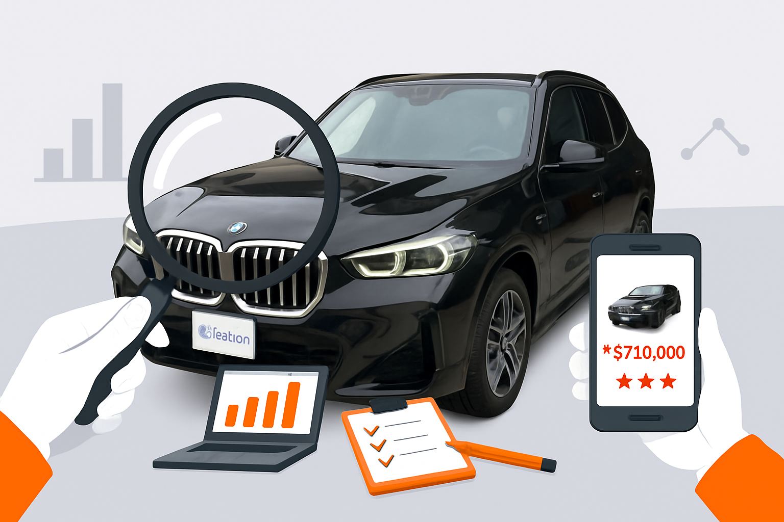 BMW Ｘ１の買取相場推移イメージ