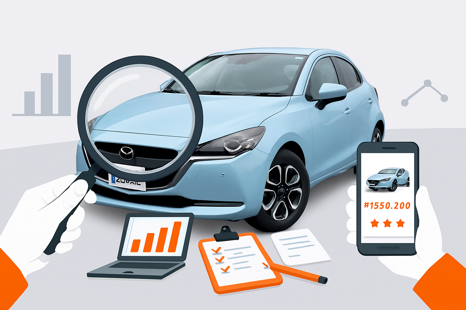 ＭＡＺＤＡ２の買取相場推移イメージ