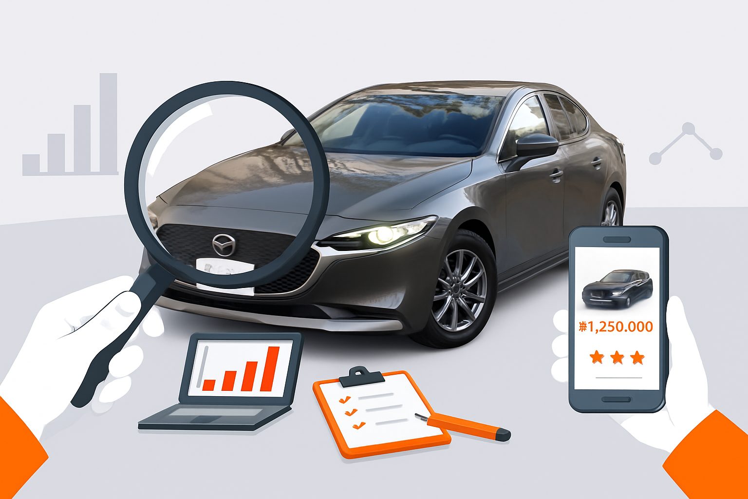 ＭＡＺＤＡ３セダンの買取相場推移イメージ