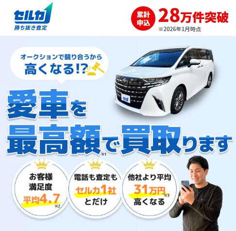 セルカで業者が競り合うイメージ